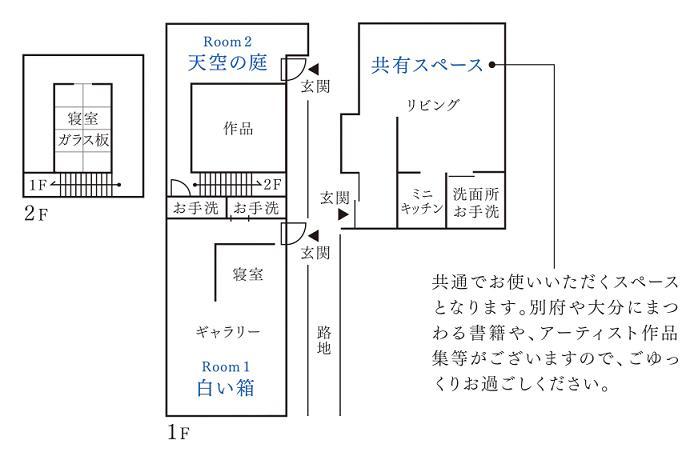Hotel Art House Project The Row House Of Hamawaki Beppu Esterno foto